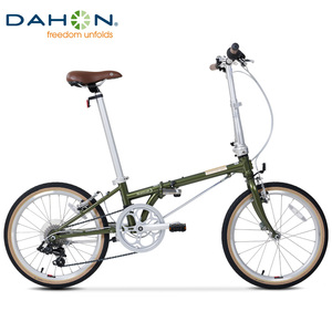 dahon大行20英寸铬钼钢7变速折叠自行车成人男女式学生复古单车D7